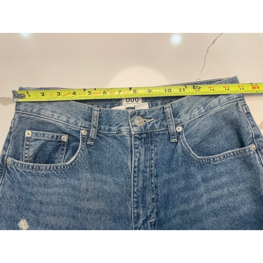 BDG Urban Outfitters High Rise Baggy Jeans 29 Raw Hem Distressed Skater - Picture 9 of 11